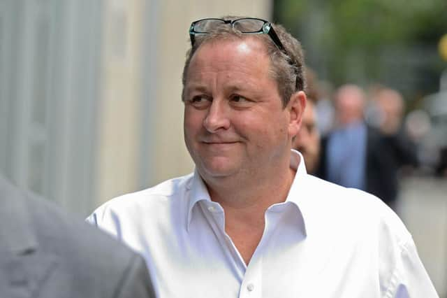 Mike Ashley's Fraser Group is in talks to buy Debenhams. (Pic: Getty Images)