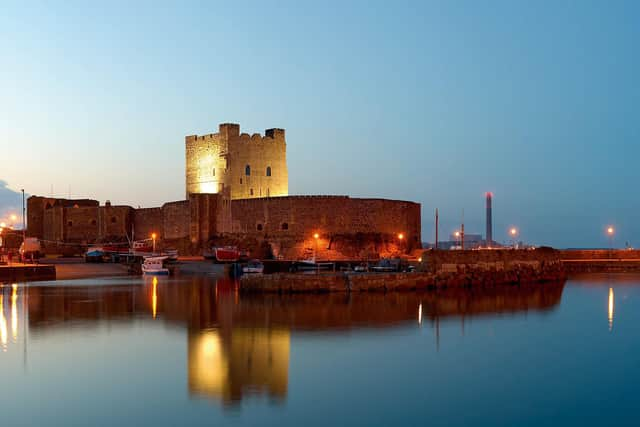 Carrickfergus Castle. Pic: PA Photo/David Cordner.