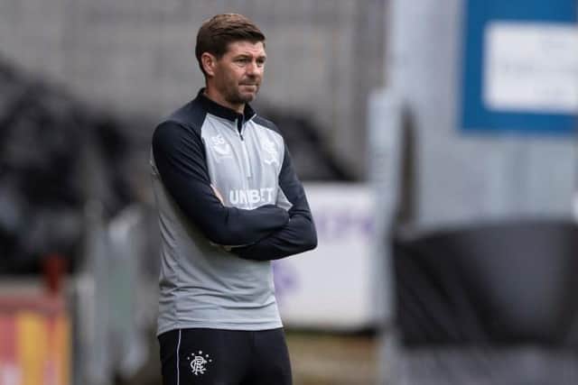 Rangers manager Steven Gerrard has his sights set on Champions League group stage football this season after three consecutive qualifications for the Europa League group stage since taking charge at the Ibrox club. (Photo by Craig Williamson / SNS Group)