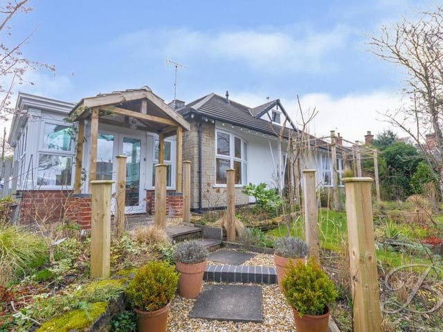 Imagine negotiating this charming entrance every time you came home from work.
