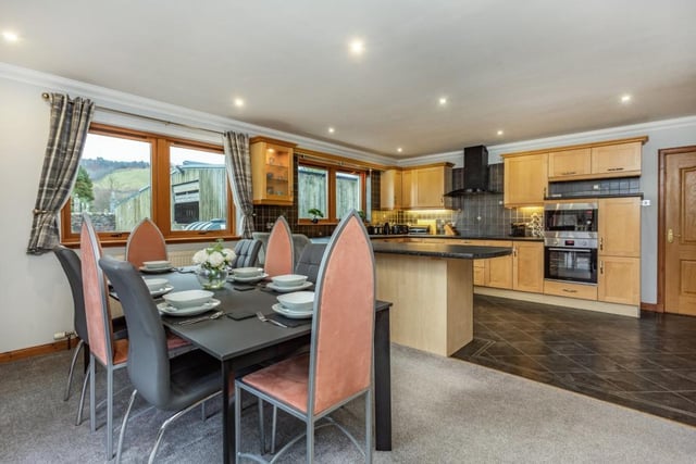 Kitchen and dining room.