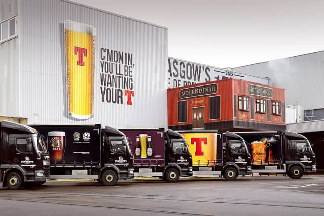 Tennent's, which is brewed in Glasgow, is Scotland's biggest selling lager brand. Picture: Andy Buchanan