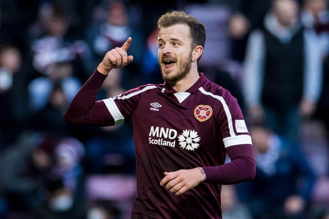 Andy Halliday has signed a contract extension at Hearts. (Photo by Ross Parker / SNS Group)