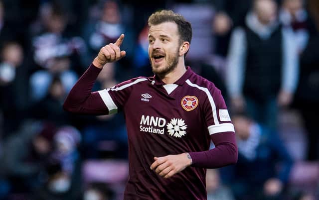 Andy Halliday has signed a contract extension at Hearts. (Photo by Ross Parker / SNS Group)
