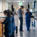 The Scottish Government aims to ensure 95 per cent of patients presenting at an A&E department are seen within four hours, but currently just 63.2 per cent are seen within that timeframe.