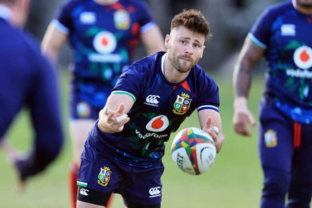 Ali Price has been picked to start in the first Test match against South Africa. Picture: David Rogers/AFP via Getty Images
