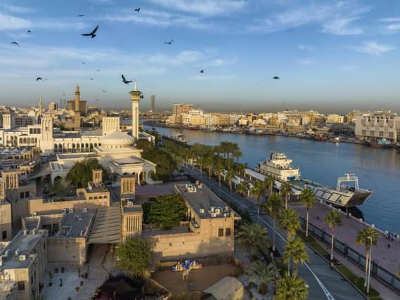 Al Fahidi, the old town, in Dubai. Pic: Dubai Tourism/PA