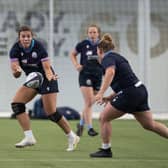 Louise McMillan (left) believes Scotland can go toe-to-toe with England on Saturday. (Photo by Paul Devlin / SNS Group)