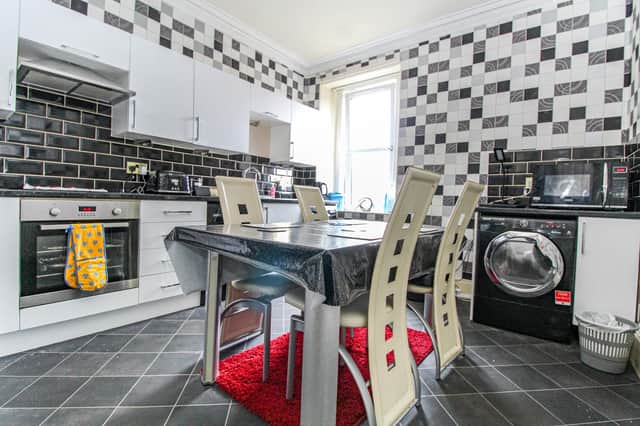 The impressive dining kitchen at 8 York Street.