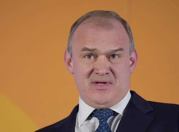 Liberal Democrat leader Sir Ed Davey said he has done more for the environment than the Scottish Greens.