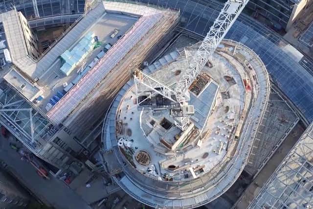 Drone footage shows the scale of the St James Quarter in Edinburgh as construction nears completion.