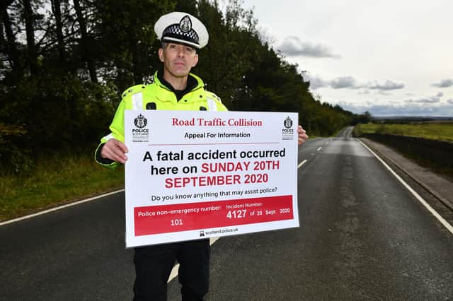 Pedestrians killed last year included a man hit by a vehicle on the B792 between Torphichen and Bathgate. Picture: Michael Gillen