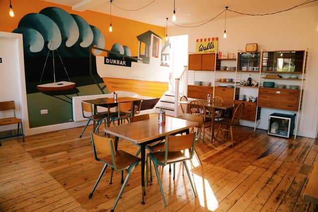 The well-equipped kitchen/dining area at The Dolphin Inn, Dunbar. Pic: Lisa Bryson