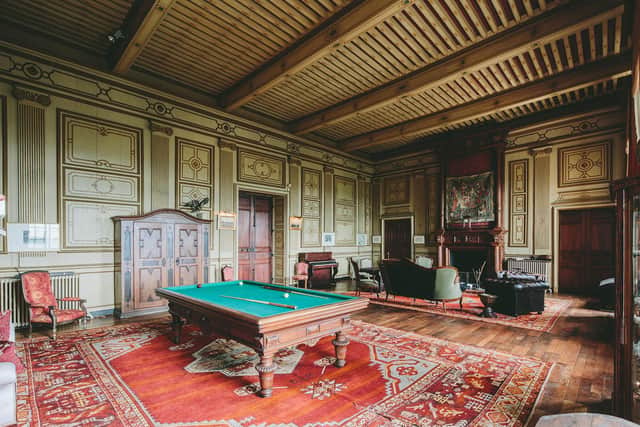 The grand salon at Chateau de Paraza, on the Canal du Midi. Pic: Contributed