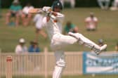 Grahame Thorpe bats against New South Wales in November 1994 during an Ashes tour (Picture: Ben Radford/ALLSPORT)