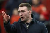Stuart Hogg, the former Scotland international and Exeter Chiefs player, now TNT rugby pundit looks on during the Premiership Rugby Cup semi final match between Gloucester Rugby and Exeter Chiefs at Kingsholm Stadium on February 17, 2024 in Gloucester, England. (Photo by David Rogers/Getty Images)
