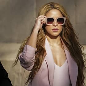 Colombian performer Shakira leaves court in Barcelona, Spain, Picture: AP Photo/Joan Mateu Parra