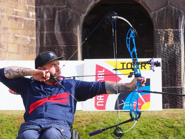 Concentration and focus are key to archery