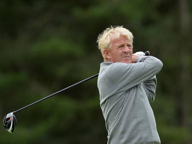 Gordon Strachanin action during the pro-am for the Aberdeen Asset Management Paul Lawrie Matchplay at Archerfield Links in 2016. Picture: Mark Runnacles/Getty Images.