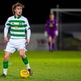 Luca Connell in action during a Glasgow Cup match against Partick Thistle. Picture: SNS