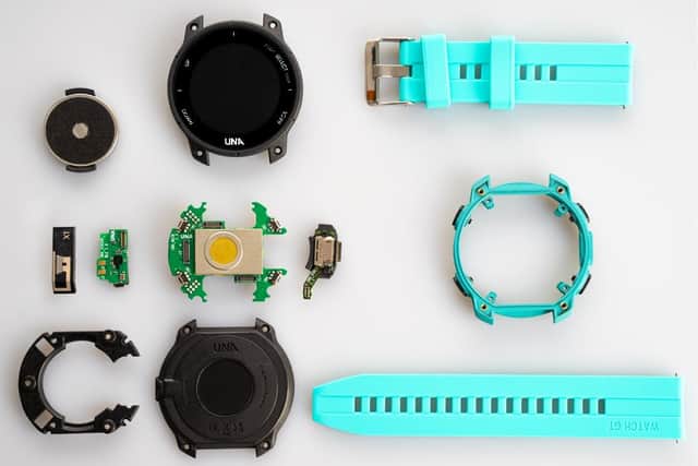 The UNA Watch design allows users to repair, replace and upgrade components instead of discarding entire devices.
