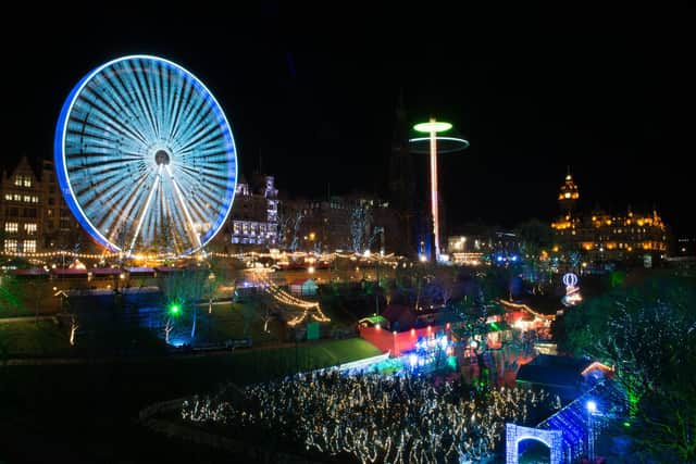 The Big Wheel has been a fixture in Edinburgh during the winter months. Picture: Andrew O'Brien/NationalWorld
