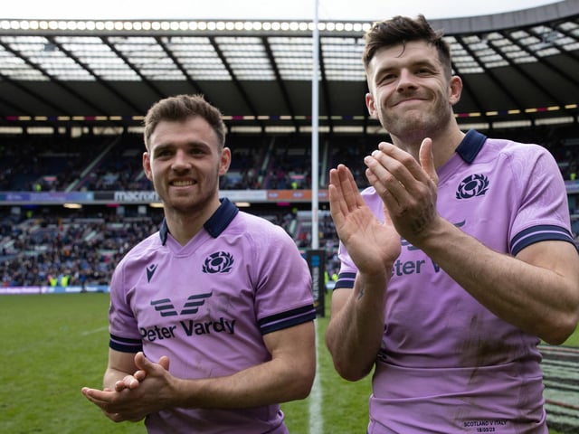 Slick delivery for Blair Kinghorn’s first two tries and came close to a score of his own in the first half. Overall, a good championship for the scrum-half. 7