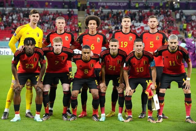 Belgium will only wear their home kit during this World Cup.