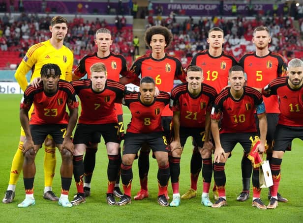 Belgium will only wear their home kit during this World Cup.