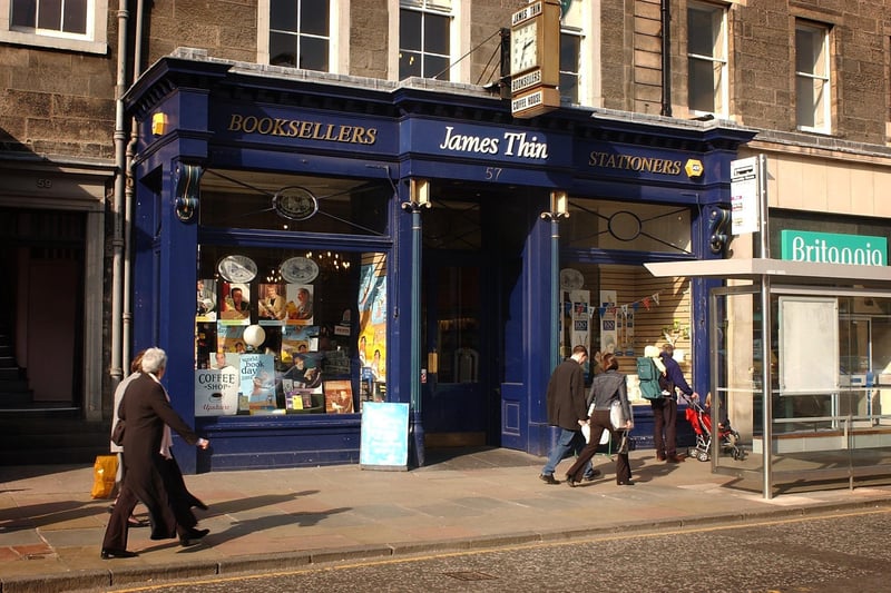 There wasn't a bookworm, journalist or literary academic in Edinburgh who didn't shop at James Thin's at one point or another. Thin's had been in business for more than 150 years when it closed in 2002.