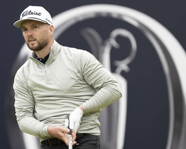 Michael Stewart, pictured playing in the 151st Open in July, is among the Scots competing in second stage of DP World Tour Qualifying School in Spain. Picture: Tom Russo