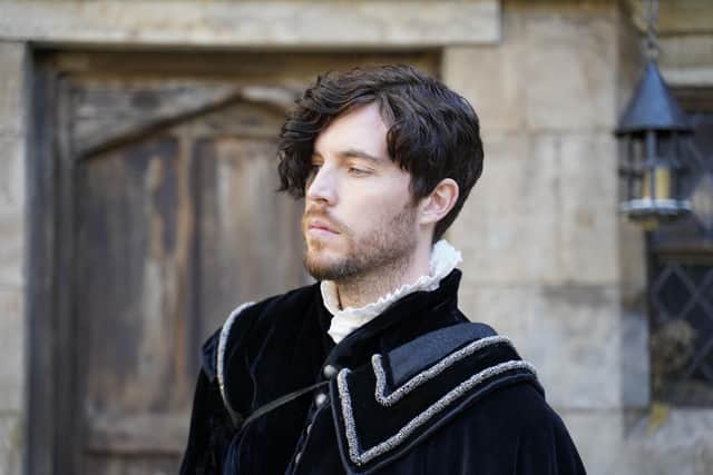 Tom Hughes as playwright and poet Kit Marlowe in A Discovery of Witches (Photo: Sky UK Ltd)