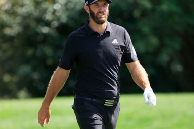 Dustin Johnson during the Players Championship at TPC Sawgrass in Ponte Vedra Beach, Florida. Picture: Sam Greenwood/Getty Images.