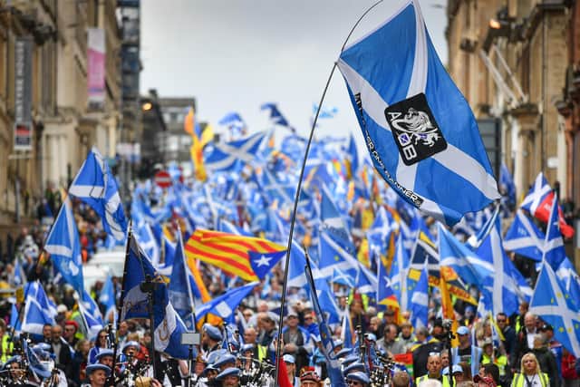 Disillusioned independence supporters are drifting away from the SNP (Picture: Jeff J Mitchell/Getty Images)