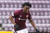 Armand Gnanduillet is in good goalscoring form for Hearts.