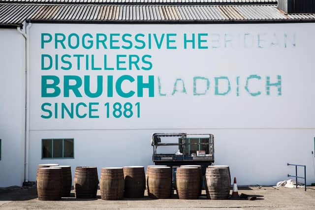 Exterior of Islay-based Bruichladdich Distillery. Picture: Anton Suckdorff Photography