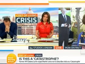 GMB host Martin Lewis could not hide his exacerbation