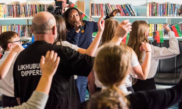 The Scotland Malawi Partnership in action at at Beath High School