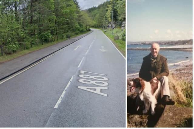 John Winton McNab, 86, was found two days after he had been reported missing