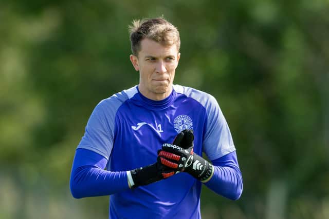 Hibs goalkeeper Matt Macey is pleased with the club's early-season form as the Easter Road players look to build on last season's momentum. Photo by Mark Scates / SNS Group