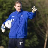 Billy Thomson in 2006, while goalkeeper coach at Rangers