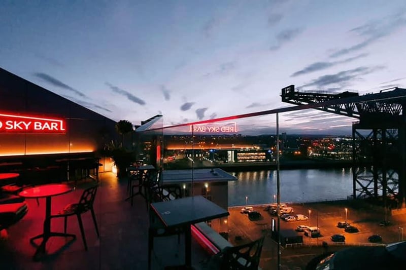 The Skybar at the Radisson Red on Tunnel Street offers "fabulous views" and deserves "top marks for the view alone".