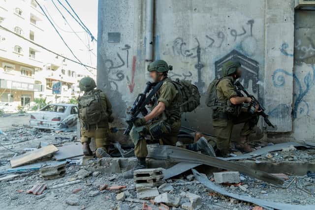 Israeli soldiers continue to operate in the Gaza Strip amid continuing battles between Israel and the Palestinian militant group Hamas. Picture: Israeli Army/AFP via Getty Images