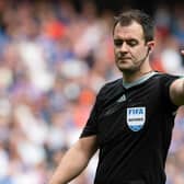 Referee Don Robertson faced criticism after his performance in Rangers' win over Ross County.  (Photo by Rob Casey / SNS Group)