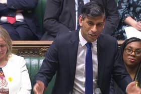 Prime Minister Rishi Sunak speaks during Prime Minister's Questions in the House of Commons. Photo: House of Commons/UK Parliament/PA Wire