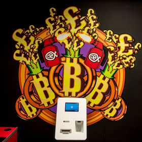 A Bitcoin ATM. Picture: John Devlin.
