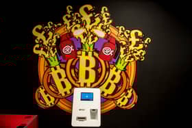 A Bitcoin ATM. Picture: John Devlin.