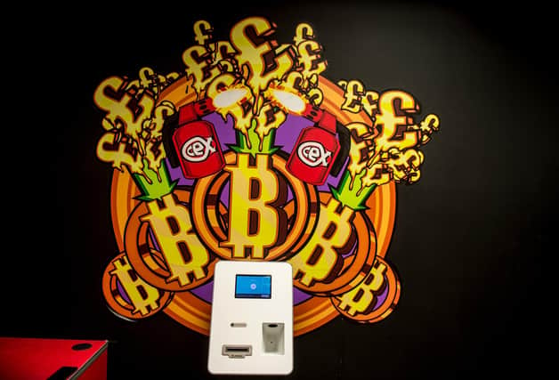 A Bitcoin ATM. Picture: John Devlin.