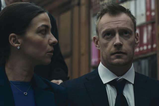 Undated handout photo issued by Channel 4 of Rebekah Vardy played by Natalia Tena and Jamie Vardy played by Marton Nagyszokolyai in the upcoming series "Vardy v Rooney: A Courtroom Drama", a dramatisation