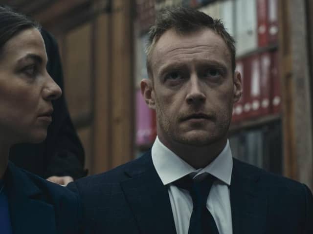 Undated handout photo issued by Channel 4 of Rebekah Vardy played by Natalia Tena and Jamie Vardy played by Marton Nagyszokolyai in the upcoming series "Vardy v Rooney: A Courtroom Drama", a dramatisation
